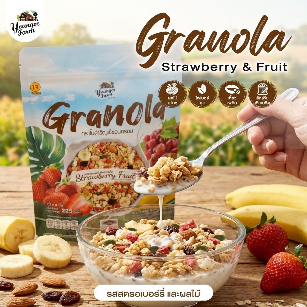 YOUNGER FARM GRANOLA YOGURT