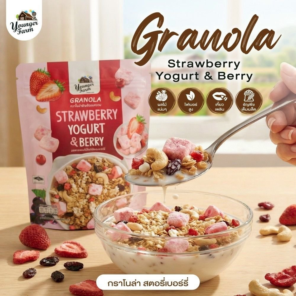 YOUNGER FARM GRANOLA YOGURT