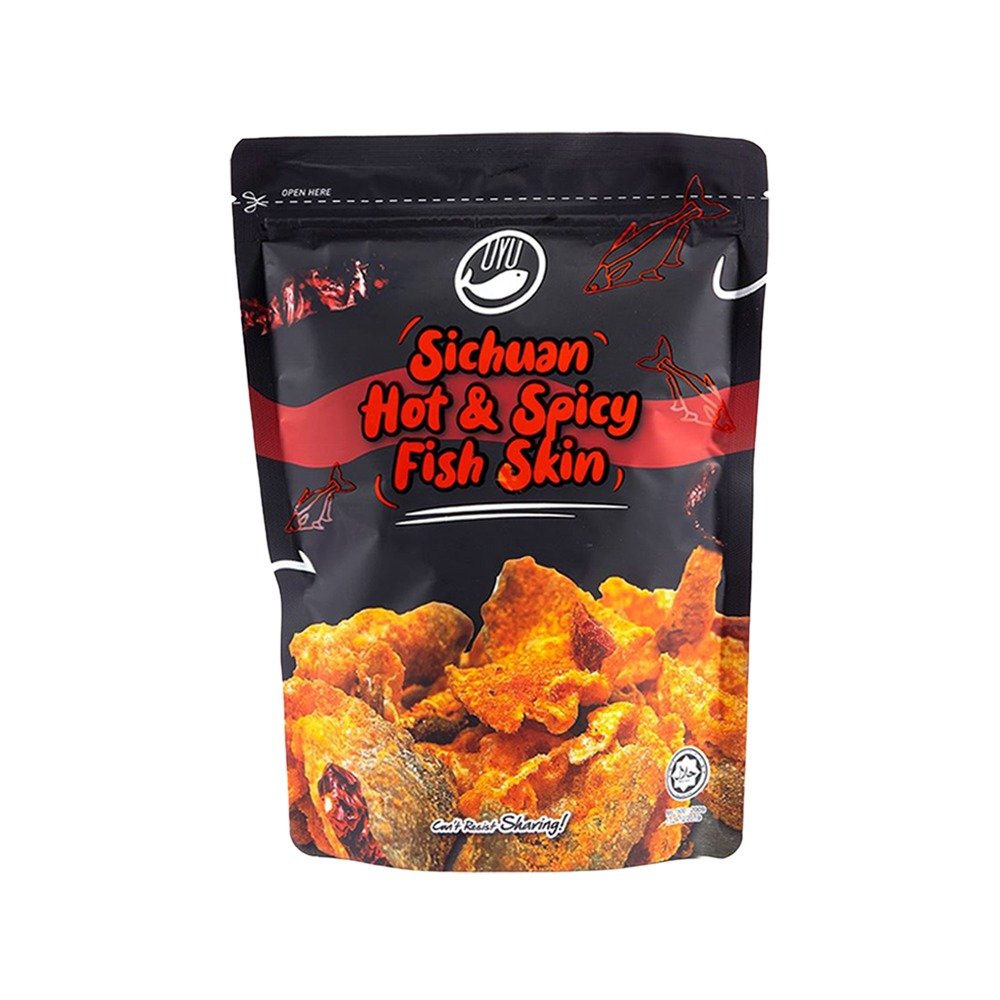 OYU SICHUAN HOT & SPICY FISH SKIN 70G
