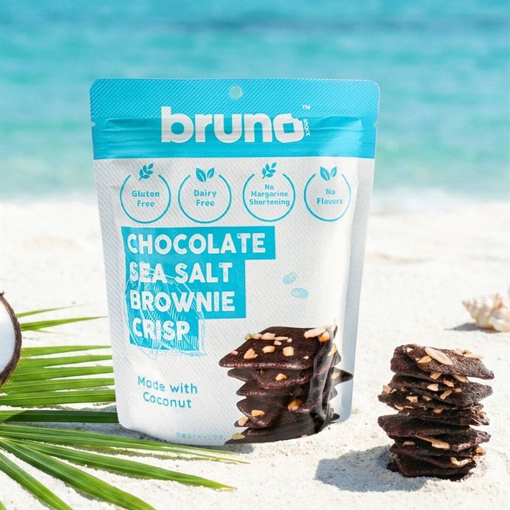 BRUNO BROWNINE CRISP - SEA SALT CHOCOLATE 60G