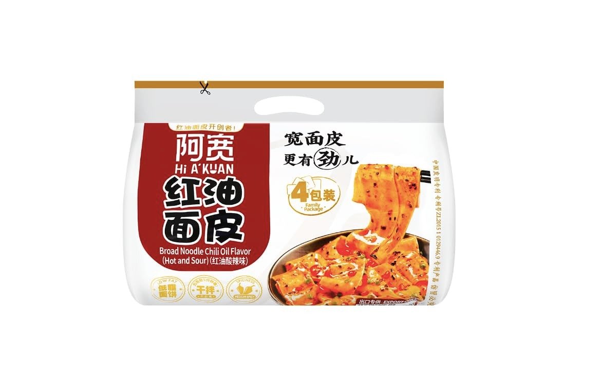 BAI JIA AH KUAN BROAD NOODLE SOUR AND HOT 460G