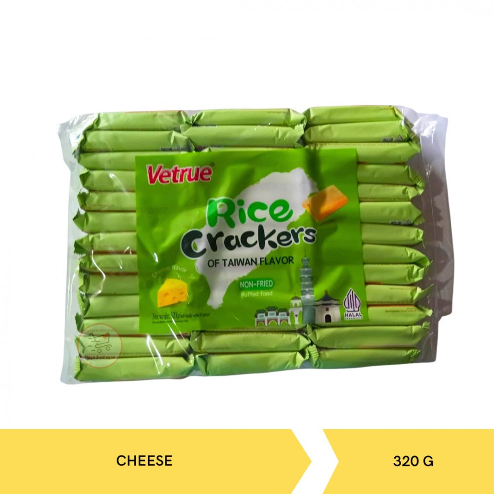 VETRUE JAPANESE RICE SRISPY (HALAL) - CHEESE 300G