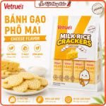 VETRUE MILK RICE CRACKERS – CHEESE 240G