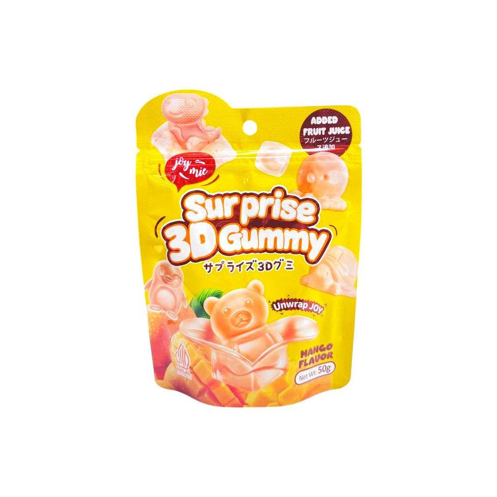 JOYMIE 3D SUPRISE GUMMY - MANGO 50G(HALAL)