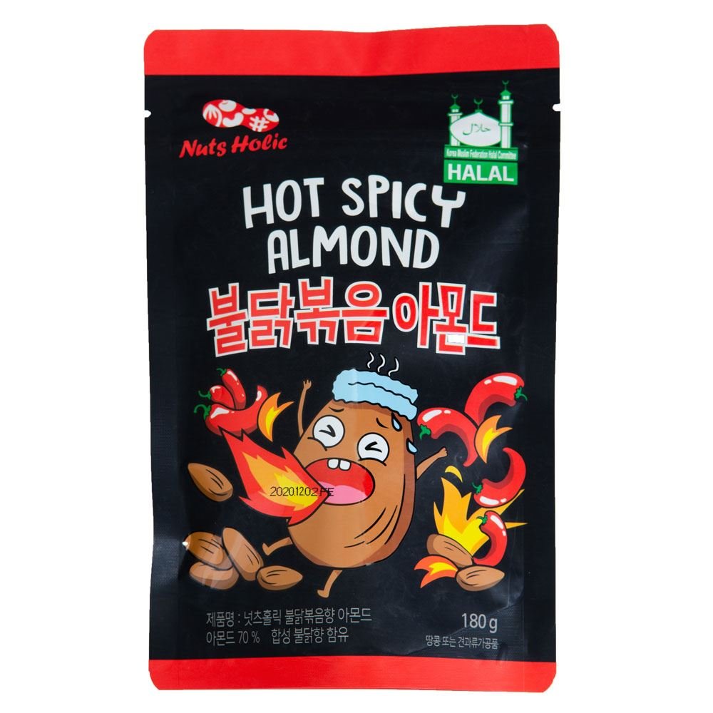 NUTS HOLIC SEASONED ALMOND - HOT & SPICY 30G